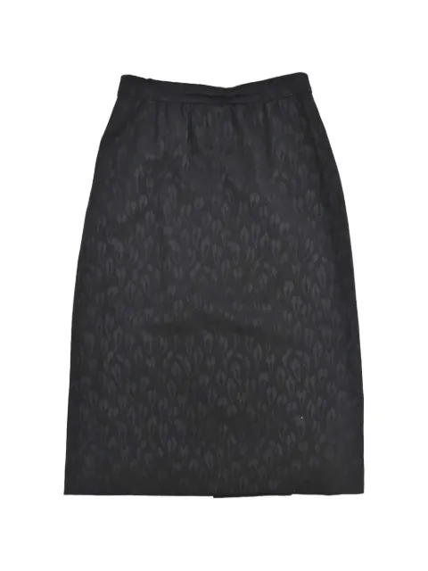 Celine Pre-Owned patterned wool skirt