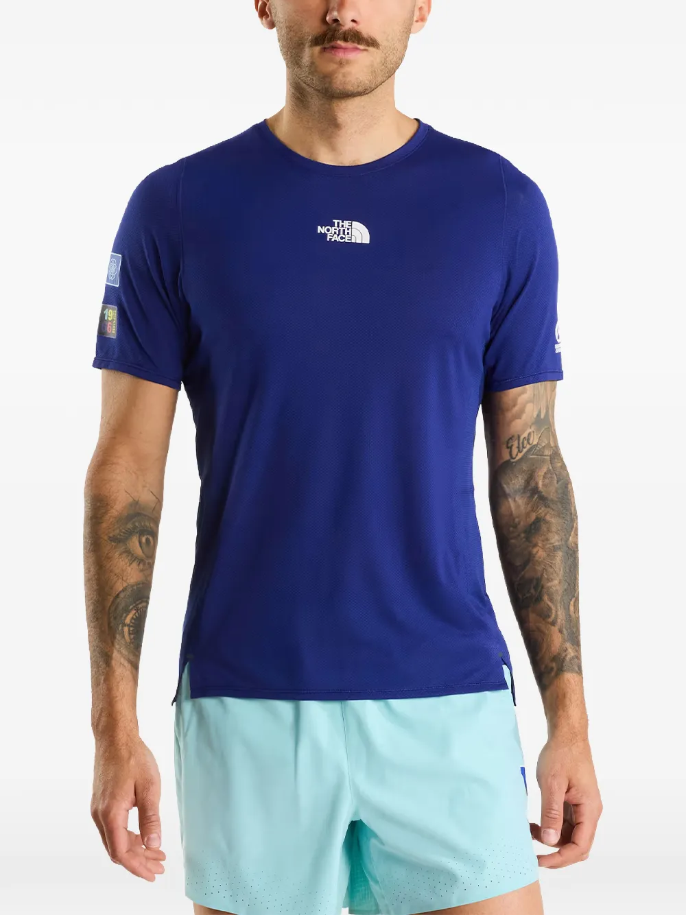 The North Face Summit High Trail short sleeve-graphic T-shirt Blauw