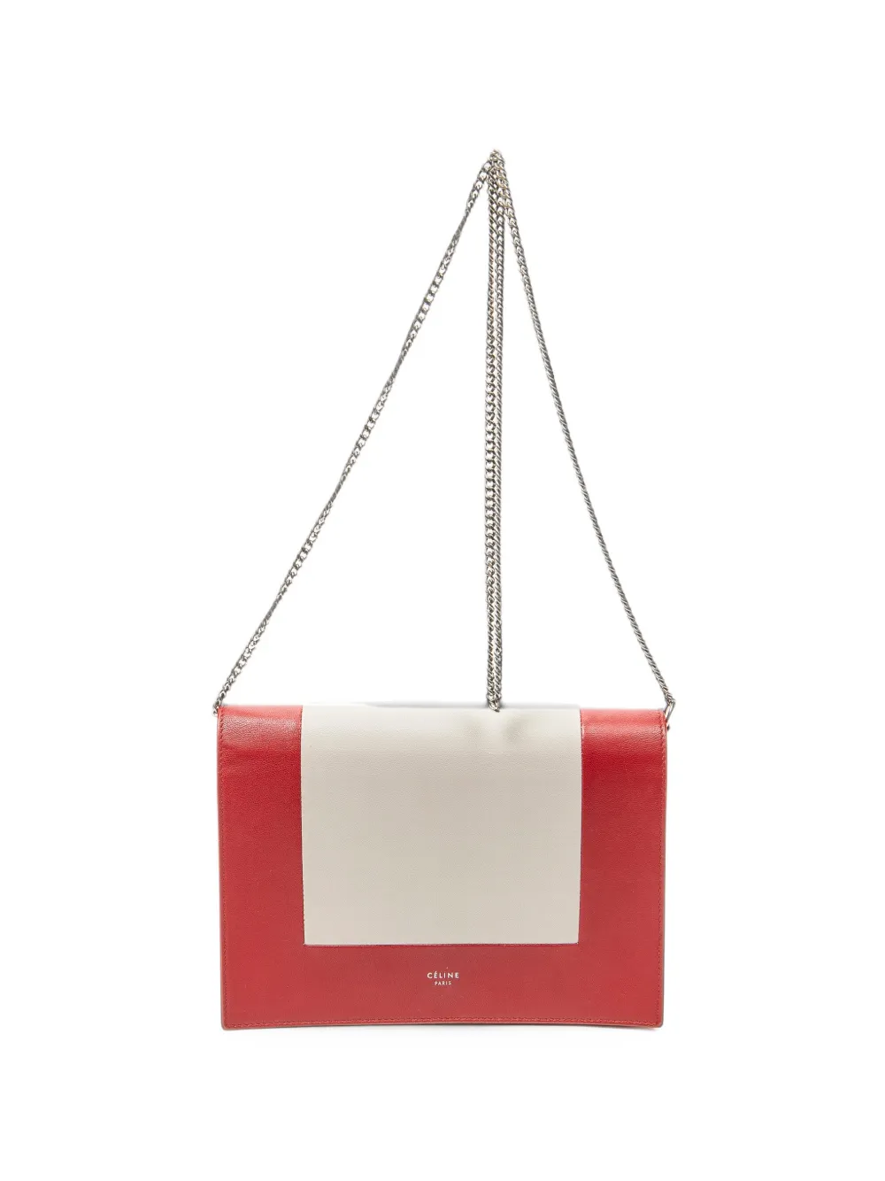 Celine Pre-Owned Frame leather shoulder bag - Red