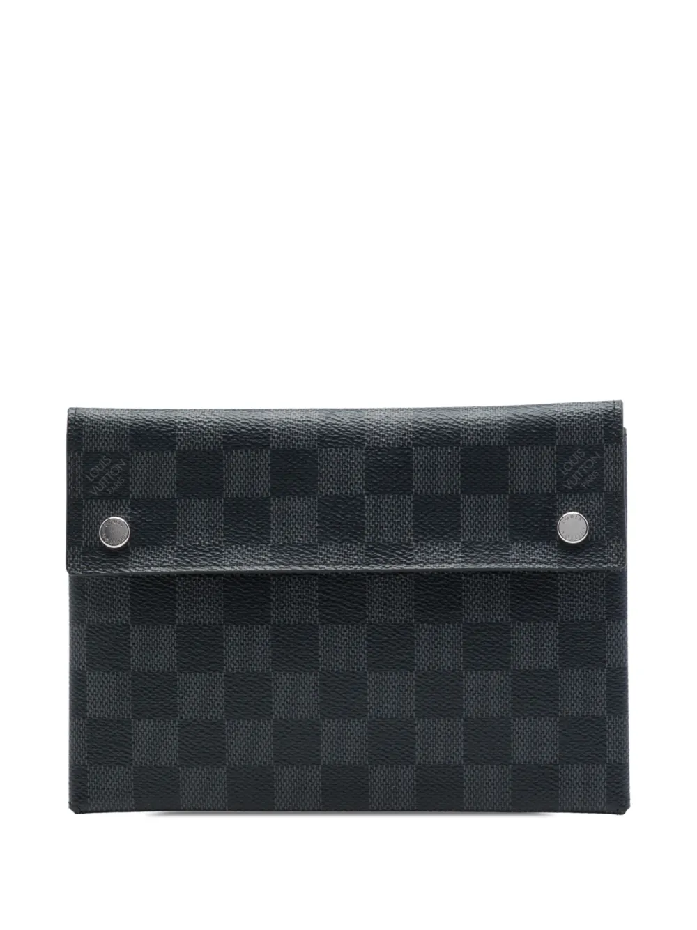 Louis Vuitton Pre-Owned 2020 Damier Graphite Alpha Pochette MM clutch bag - Nero