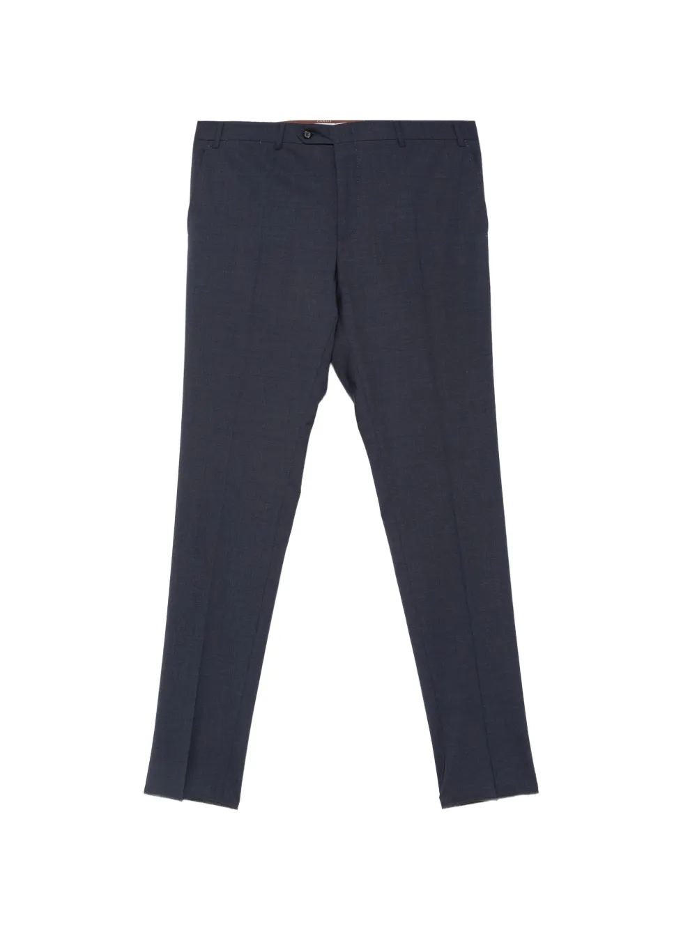 Canali pressed-crease tailored trousers Blauw