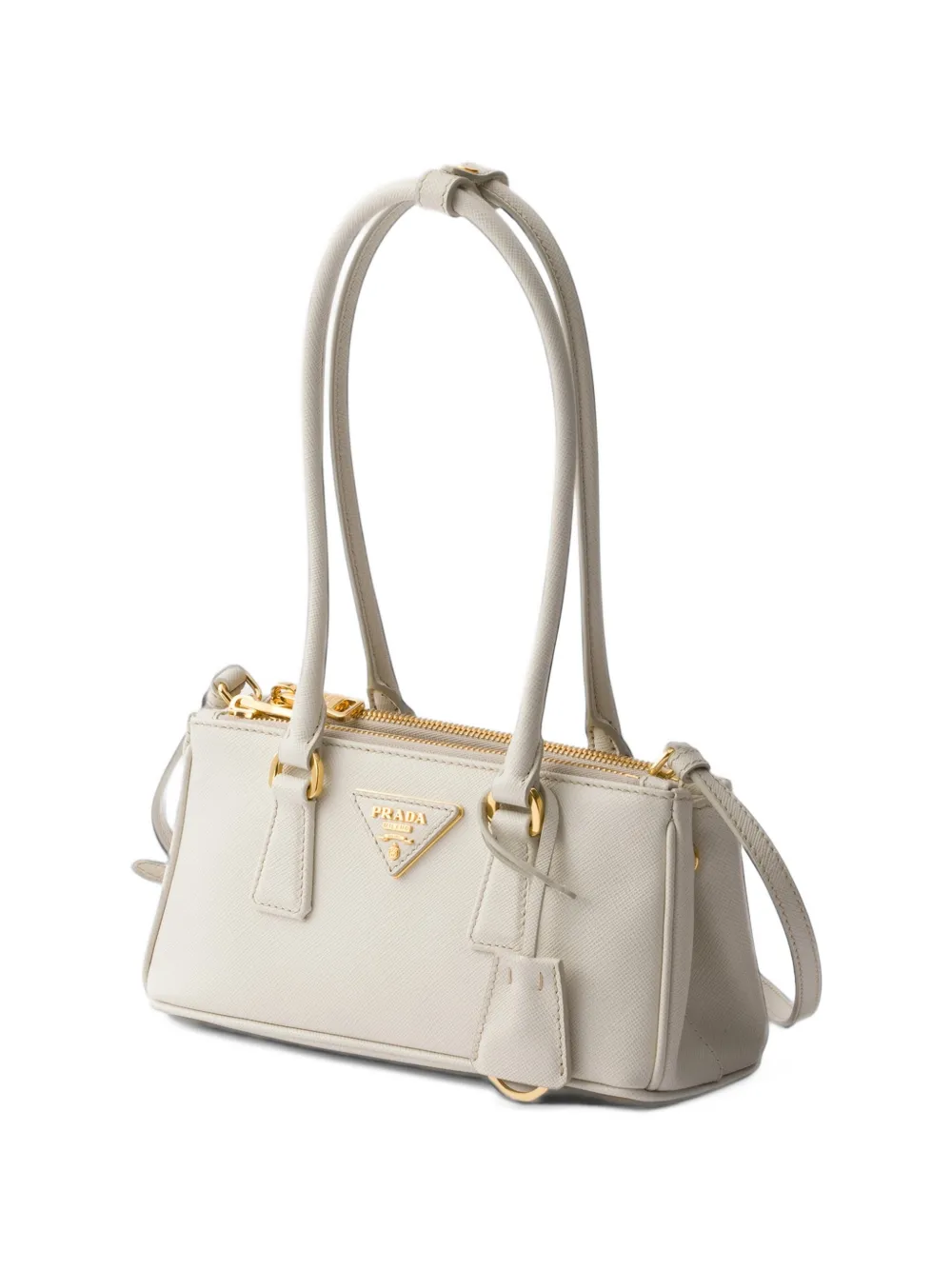 Prada Galleria Saffiano leather mini-bag Wit
