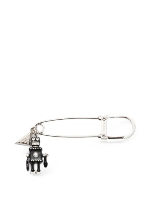 Prada robot-detail brooch