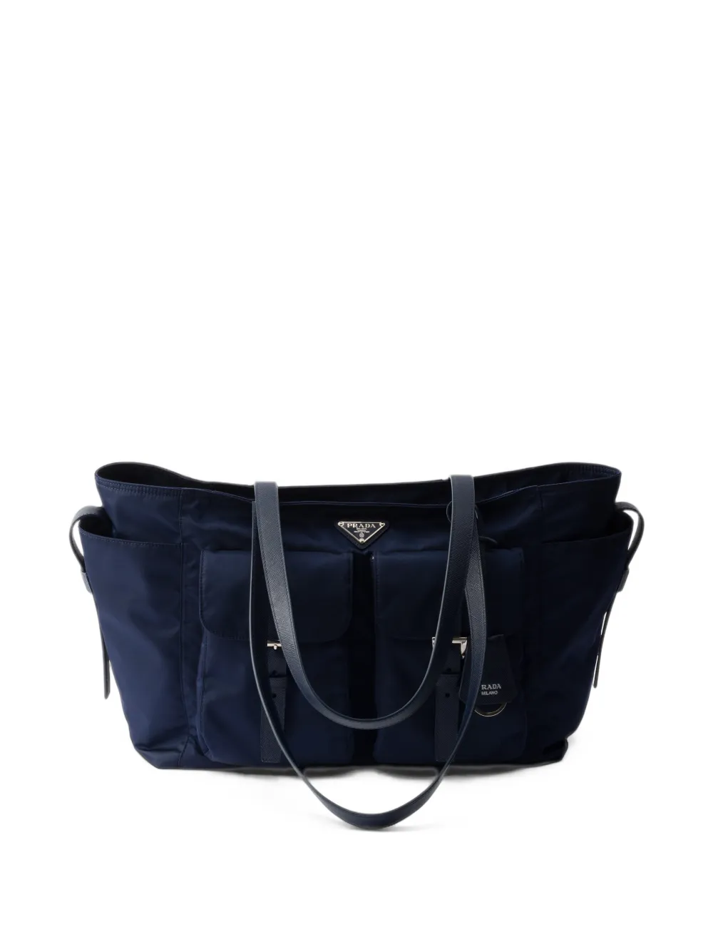 Prada Large Re-Nylon shopping bag Blauw
