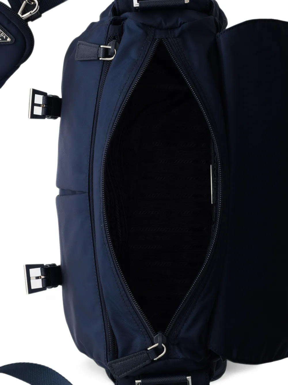 Prada large Re-Nylon shoulder bag Blauw