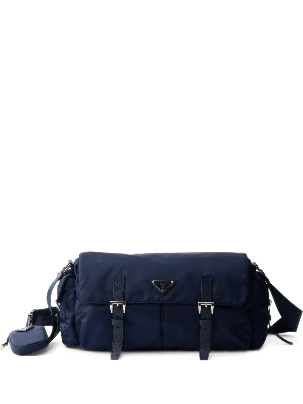 Prada large Re-Nylon shoulder bag Blauw