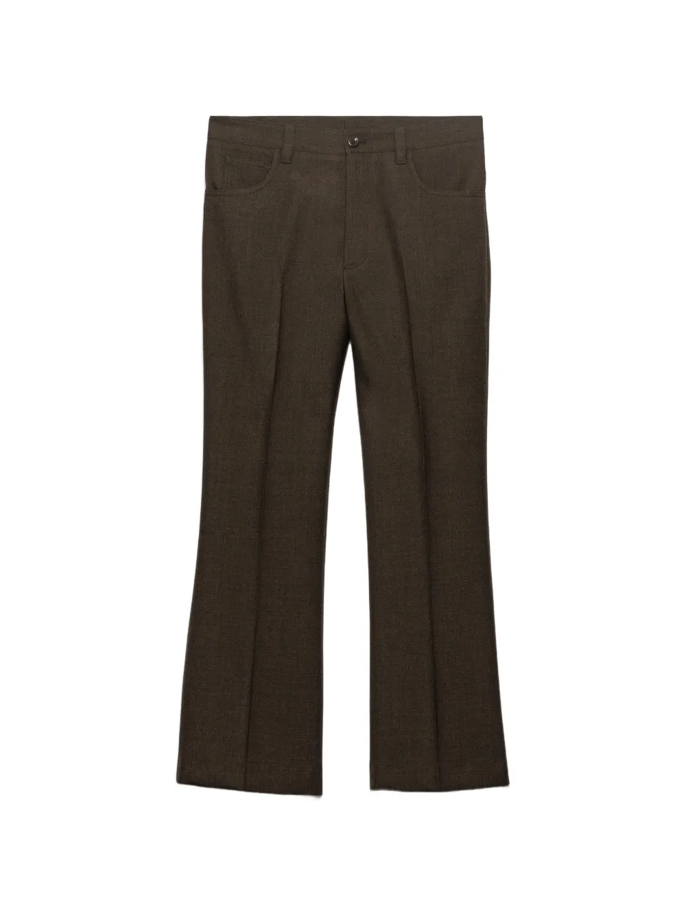 Prada logo-detail trousers - Verde