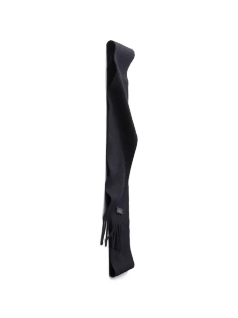 Prada logo-patch scarf