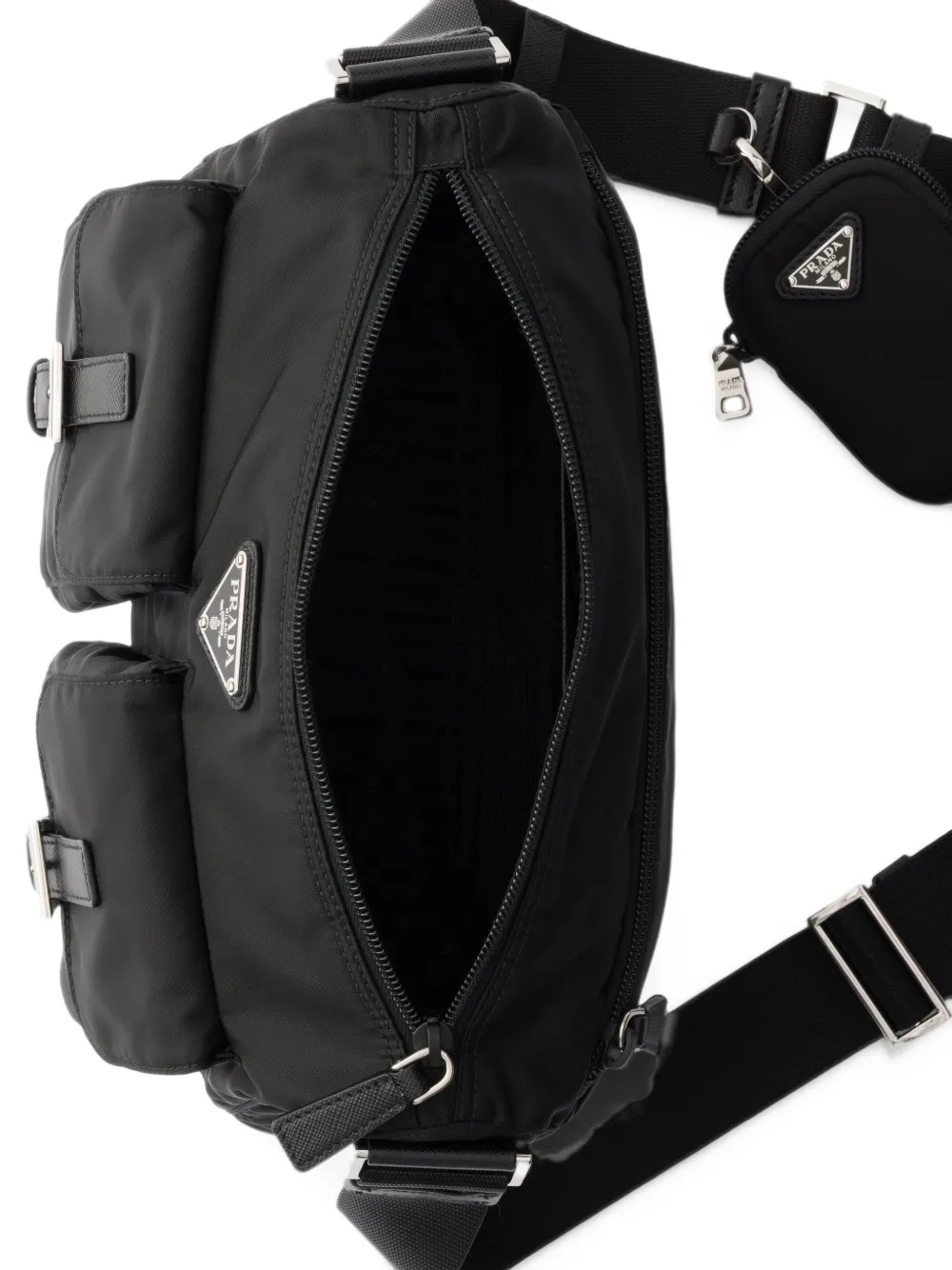Prada Re-Nylon shoulder bag Zwart