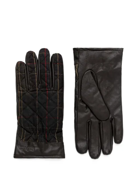Barbour Par de luvas Darwen xadrez tartan