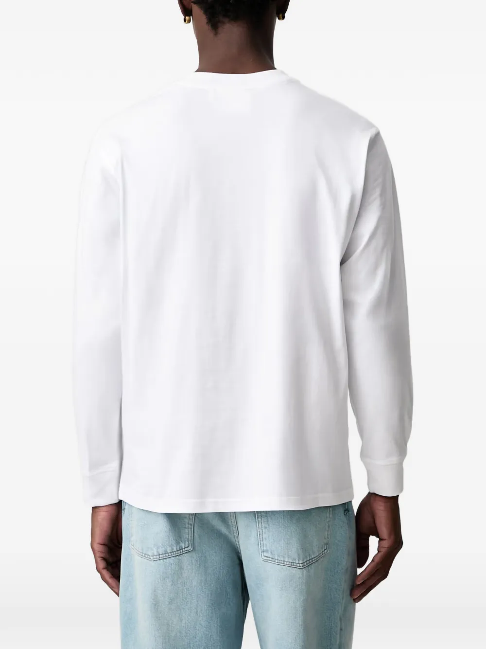 Barbour T-shirt met geborduurd logo Wit