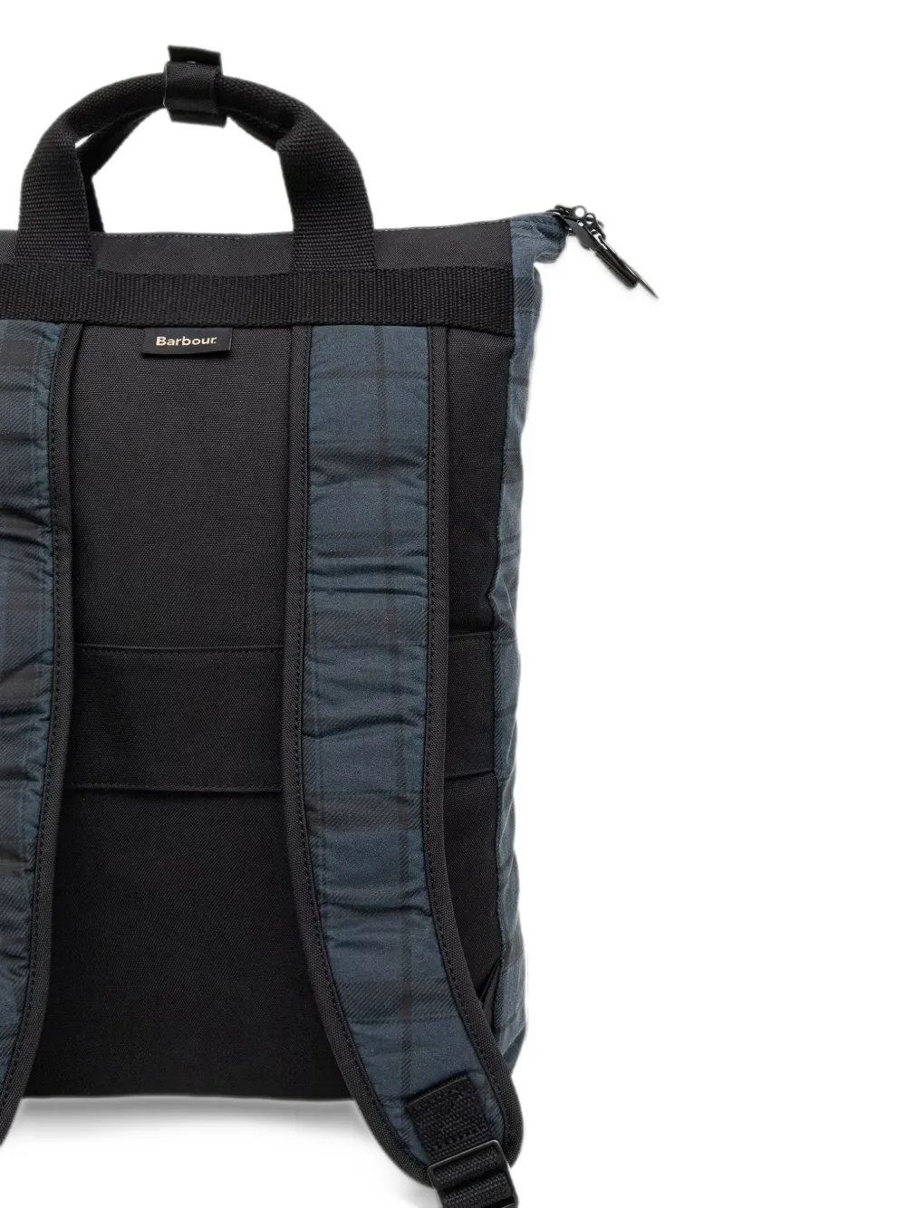 Barbour Field waxed backpack Blauw