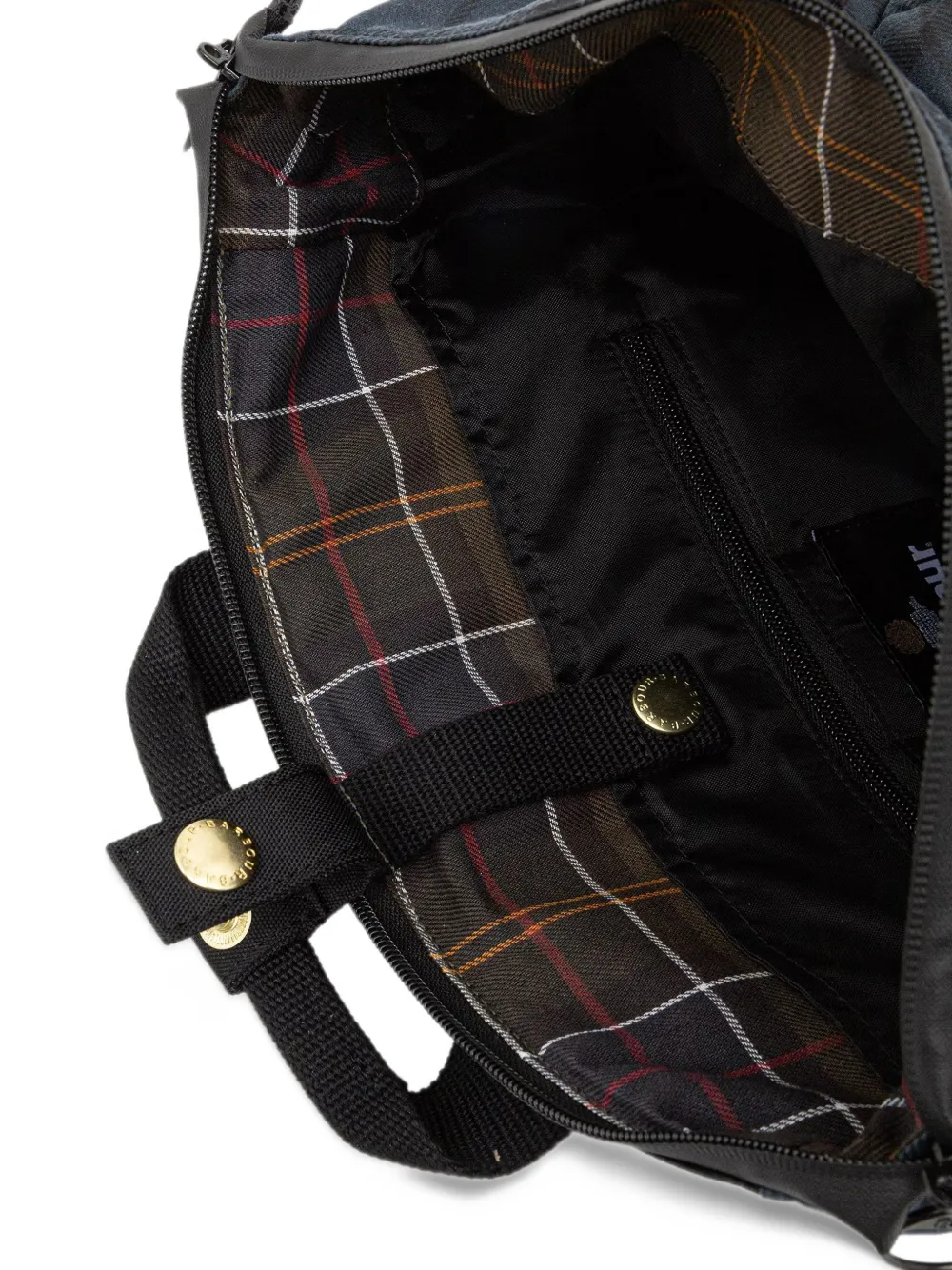 Barbour Field waxed backpack Blauw