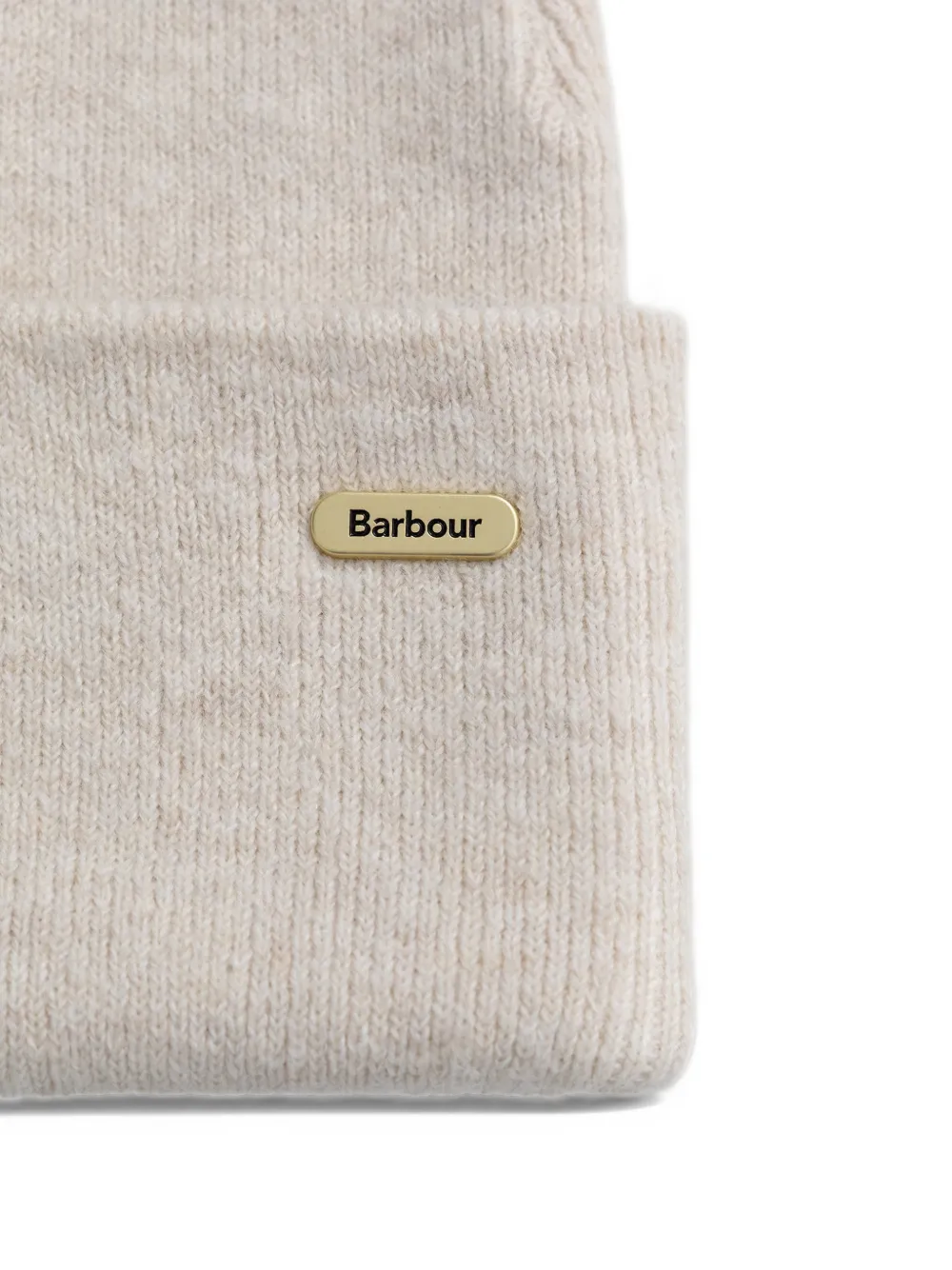 Barbour Winona beanie and scarf gift set Beige