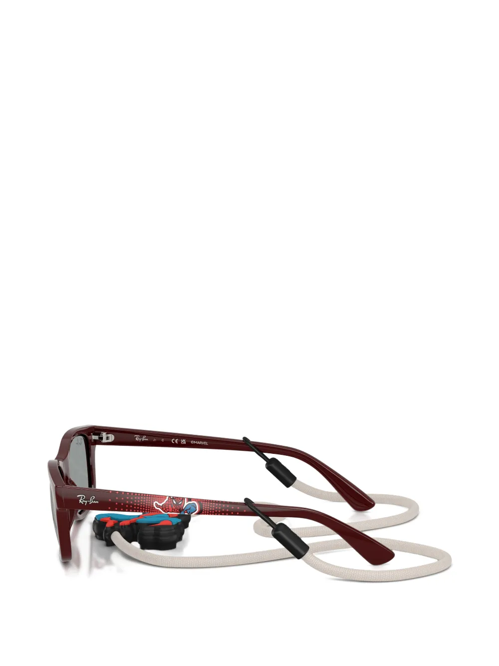 RAY-BAN JUNIOR Spiderman rectangle-frame sunglasses Rood