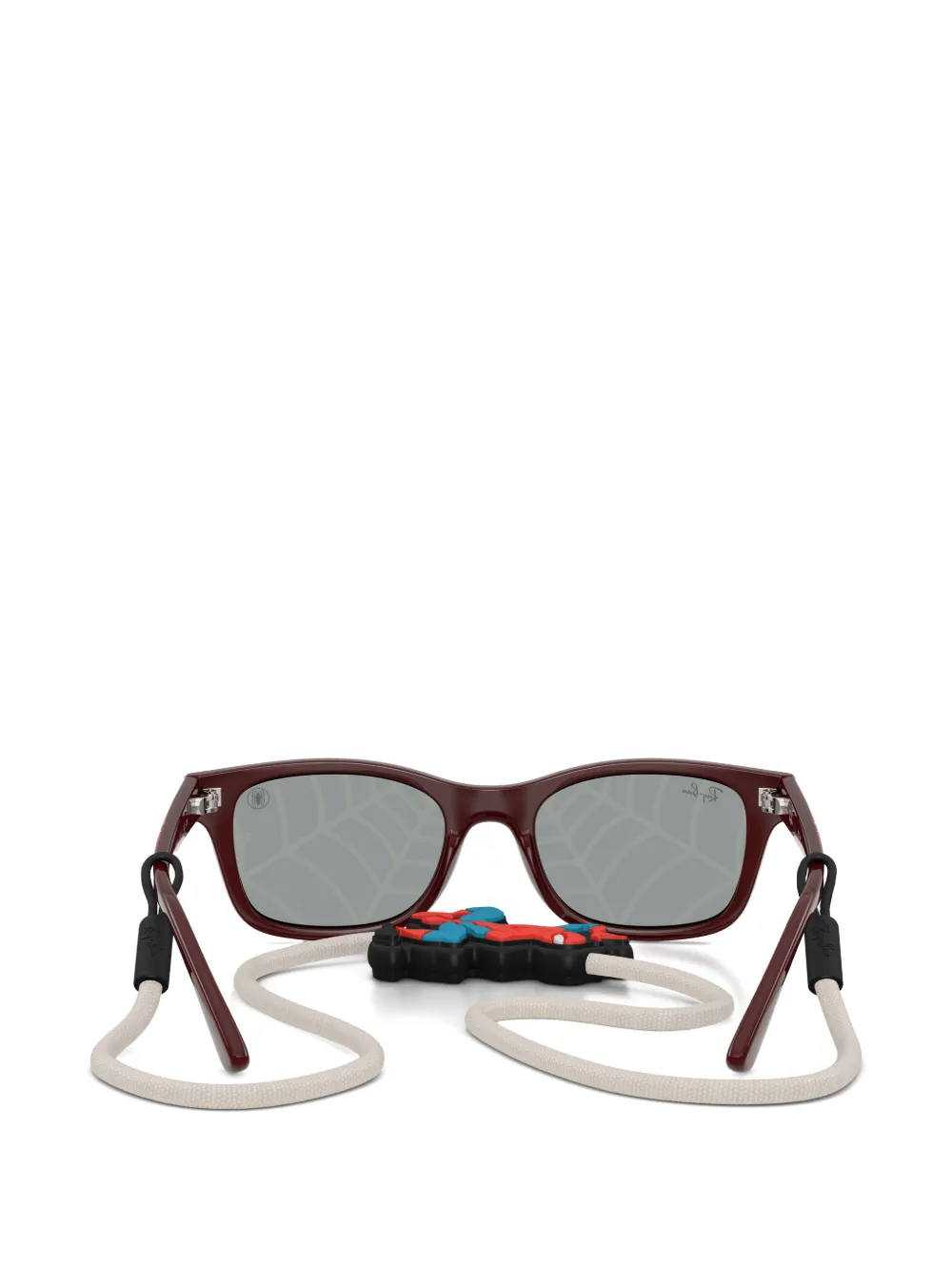 RAY-BAN JUNIOR Spiderman rectangle-frame sunglasses Rood