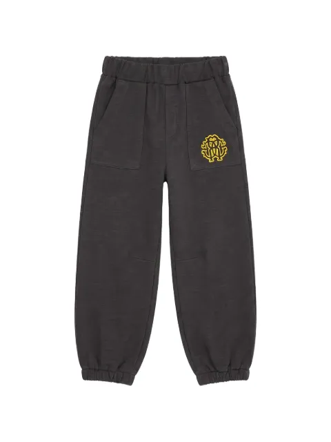 Roberto Cavalli Junior Sasha logo-embroidered track pants