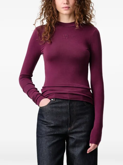 WRSTBHVR logo-patch long-sleeved T-shirt