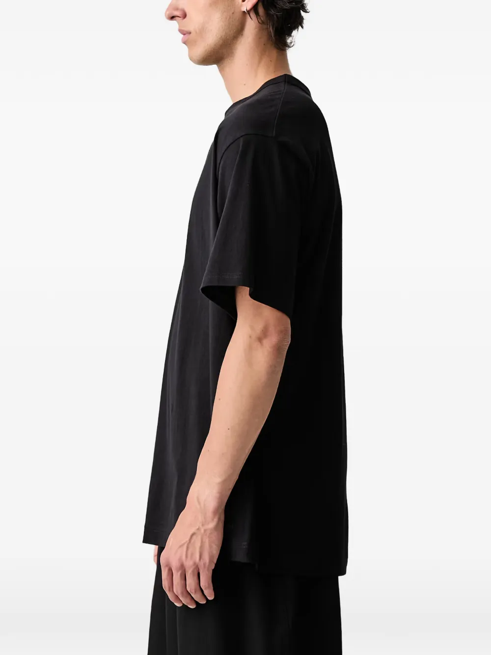 Yohji Yamamoto LOGO PT T-shirt Zwart