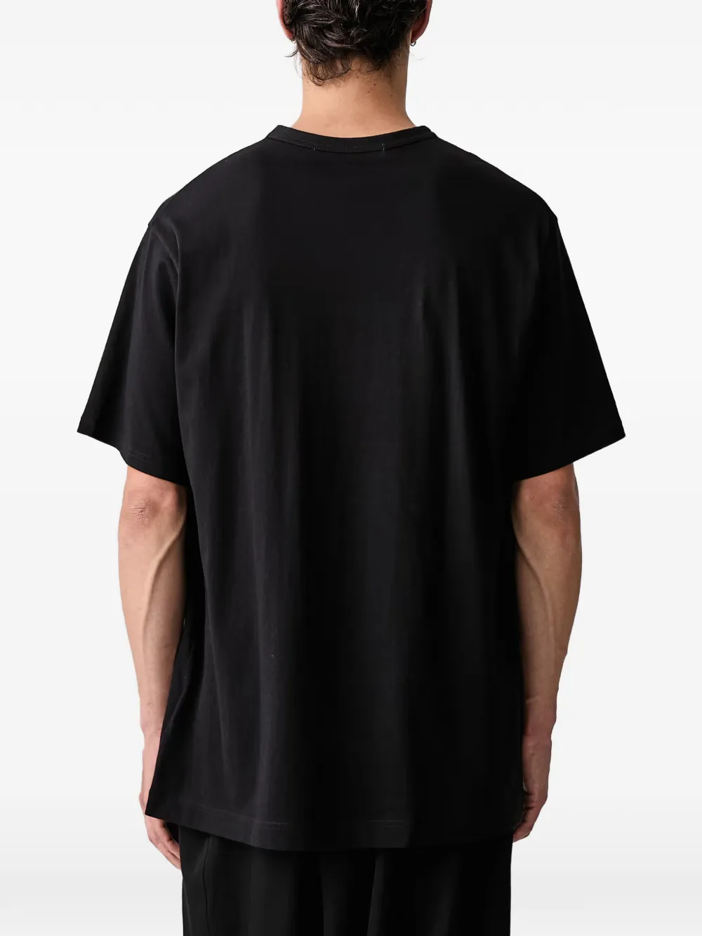 Yohji Yamamoto LOGO PT T-shirt Zwart