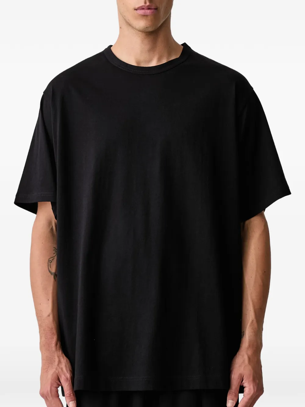 Yohji Yamamoto LOGO PT T-shirt Zwart