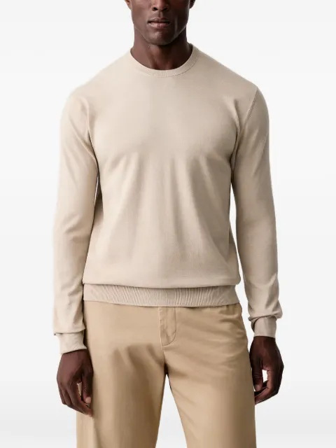 Benetton crew-neck ribbed-trim sweater