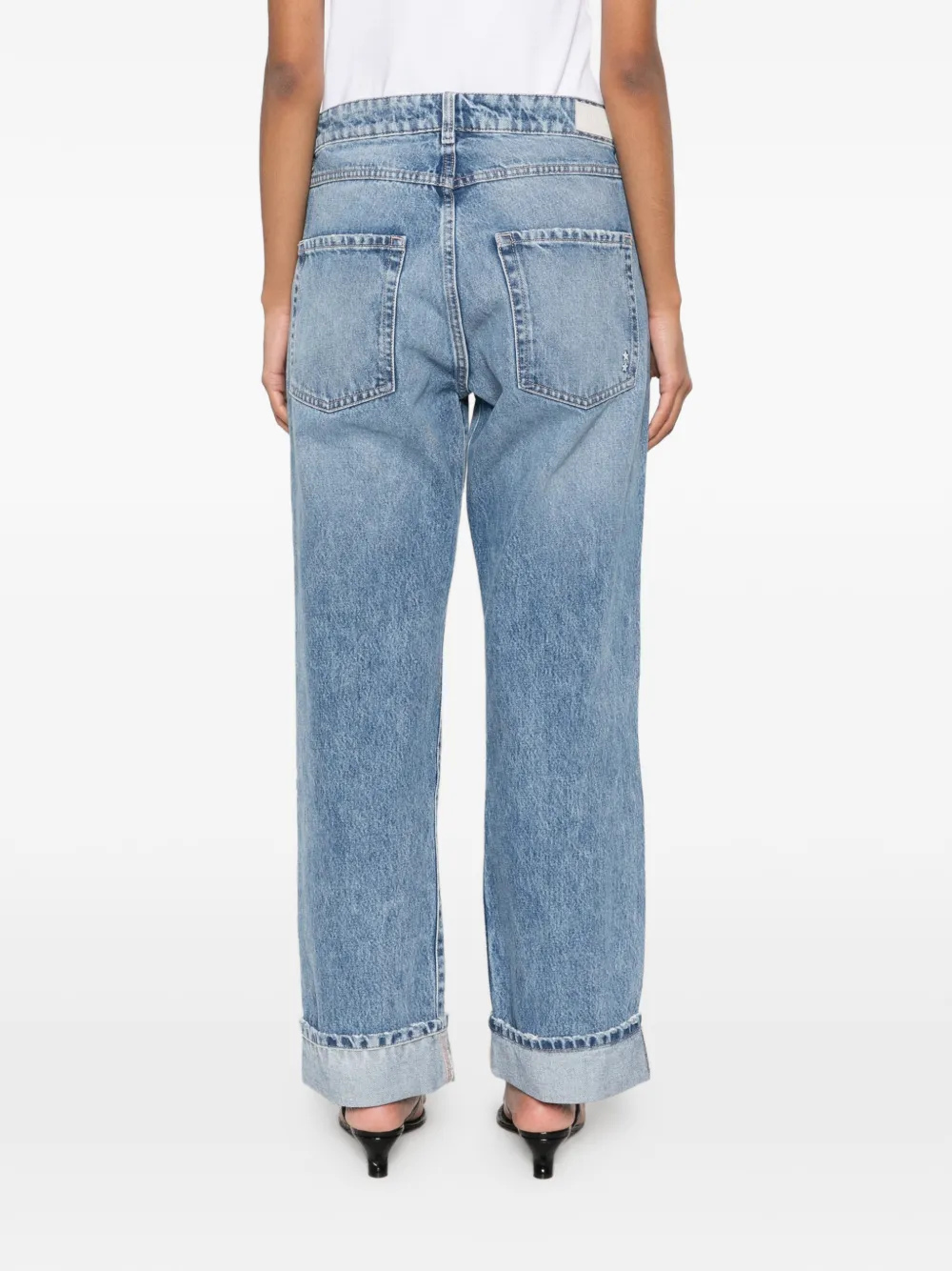 ICON DENIM Jeans met vervaagd effect Blauw
