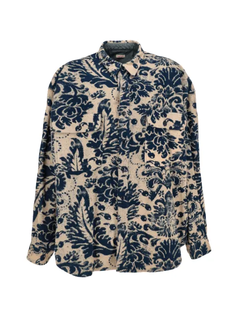 KAPITAL Baroque damask-print shirt