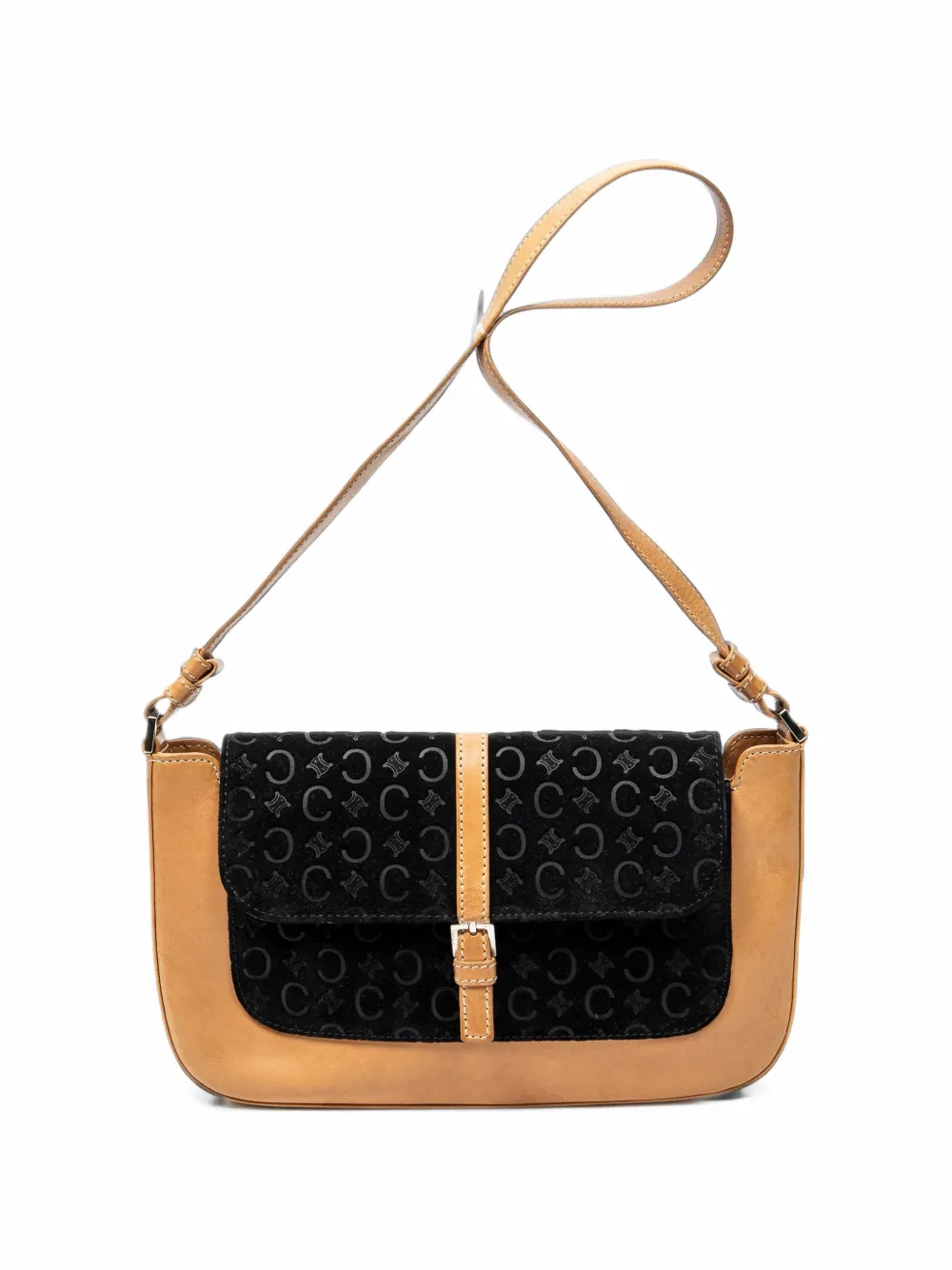 Celine Pre-Owned C Macadam shoulder bag - Neutrals