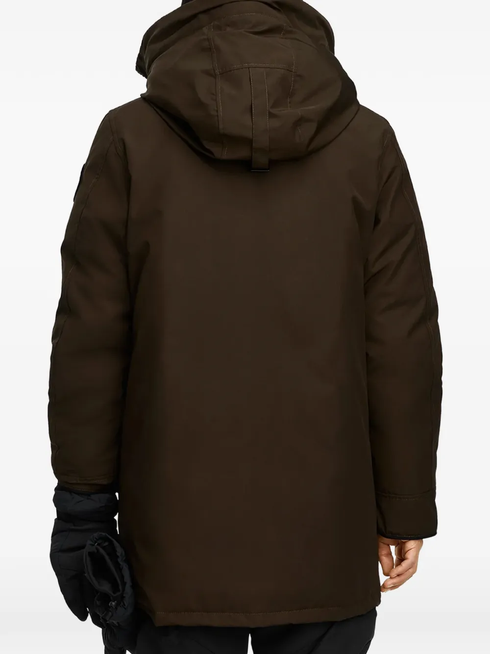 Canada Goose Langford hooded padded parka coat Bruin