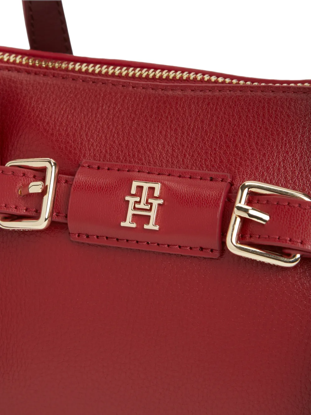 Tommy Hilfiger buckle-detail tote bag Rood