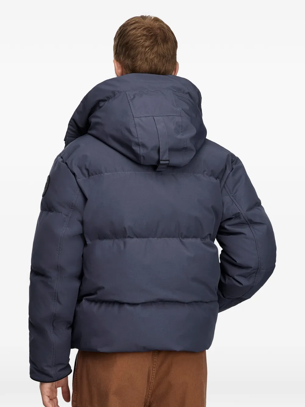 Canada Goose Seymour hooded quilted padded jacket Blauw