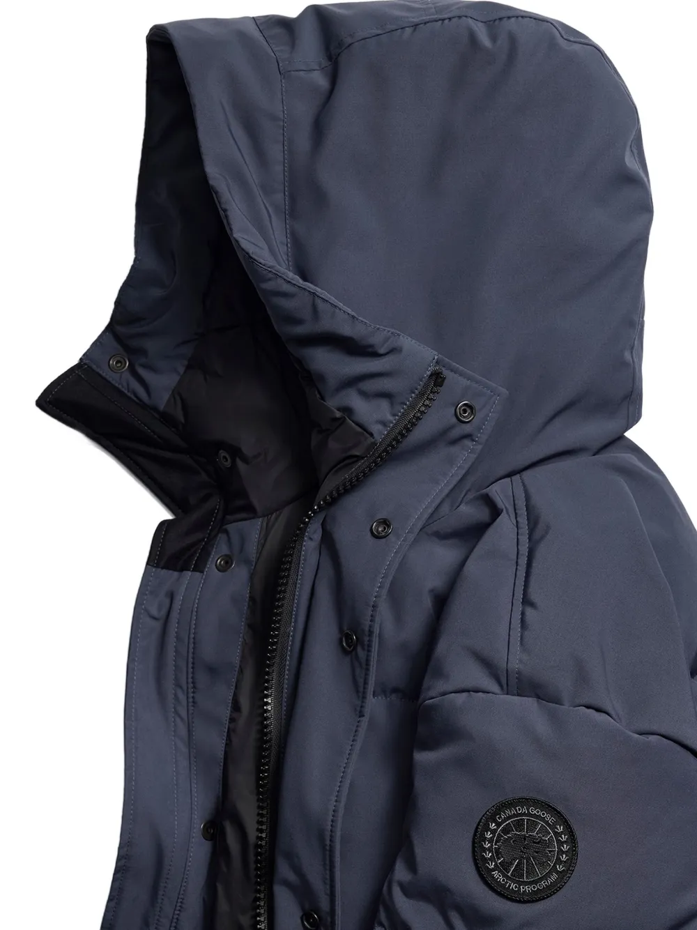 Canada Goose Seymour hooded quilted padded jacket Blauw