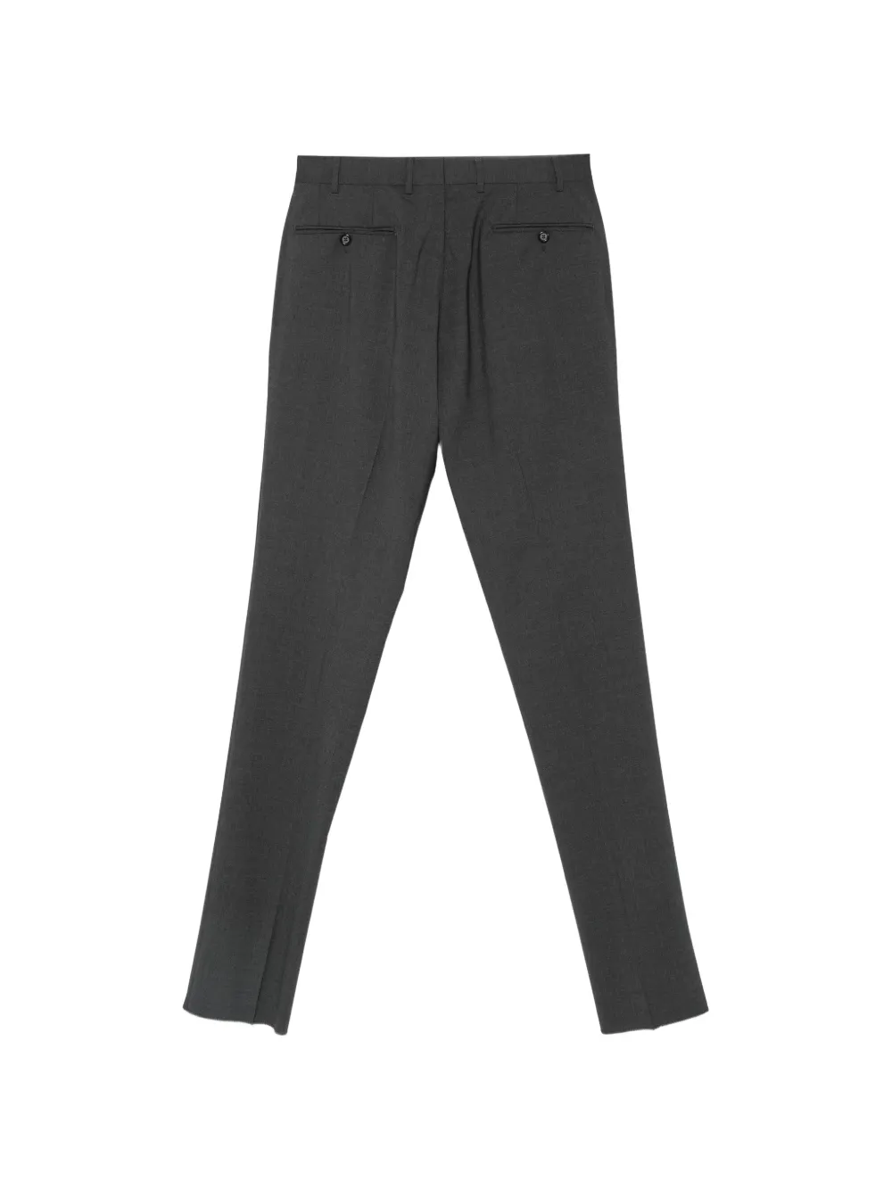 Canali pressed-crease tailored trousers Grijs