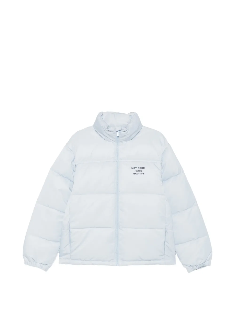 Drôle De Monsieur logo-print padded jacket - Blu