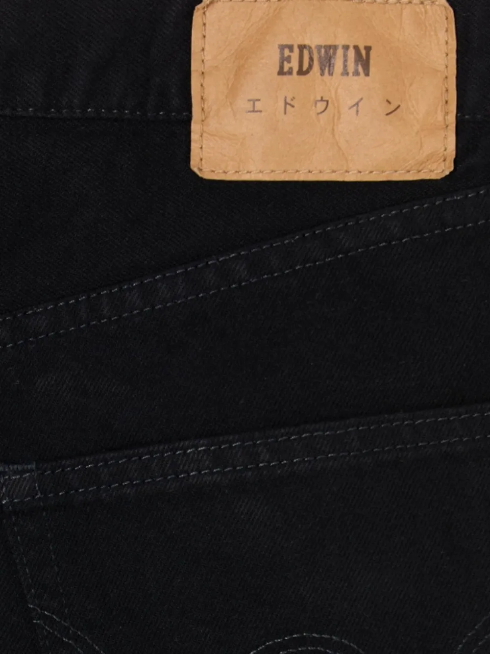 Edwin regular-straight jeans Zwart