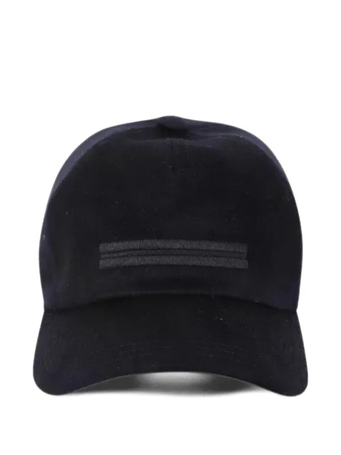 Zegna navy blue Oasi cashmere baseball cap