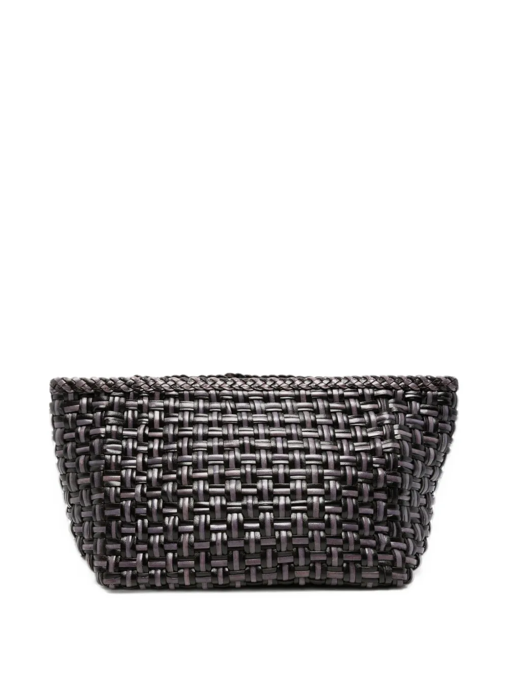 VIPERA Mondrian Chess woven shoulder bag - Viola
