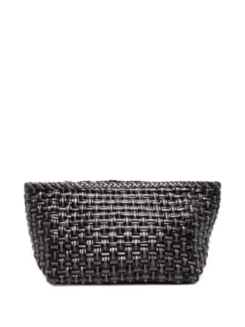 VIPERA Mondrian Chess woven shoulder bag