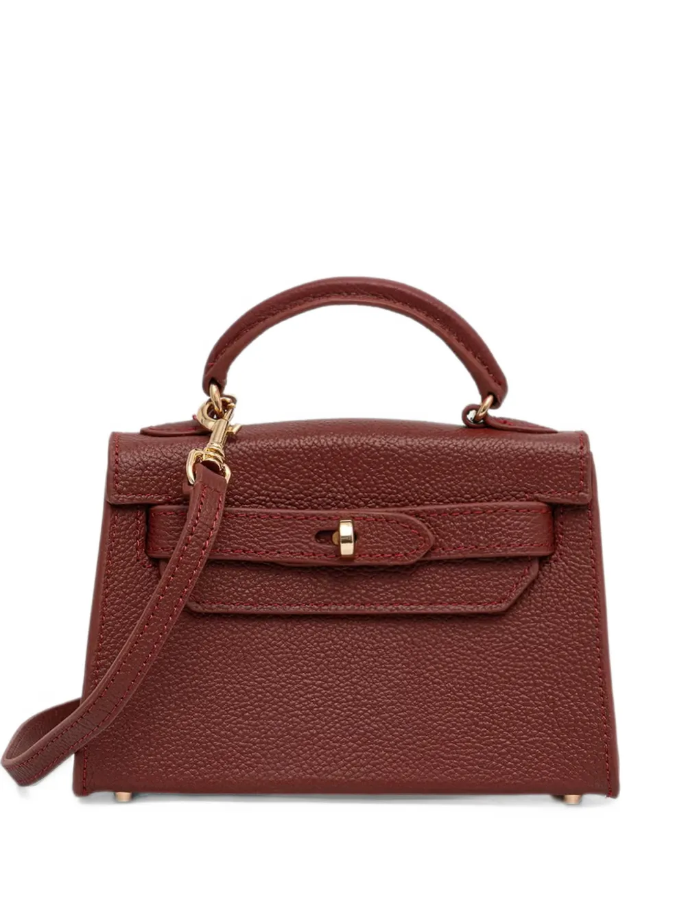 Silvian Heach x New Martina Sanitá grained tote bag Rood