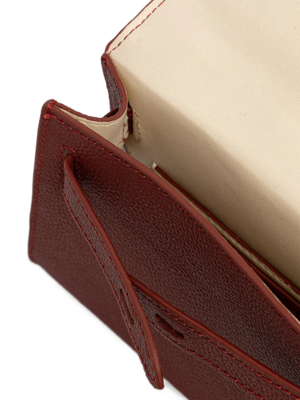 Silvian Heach x New Martina Sanitá grained tote bag Rood