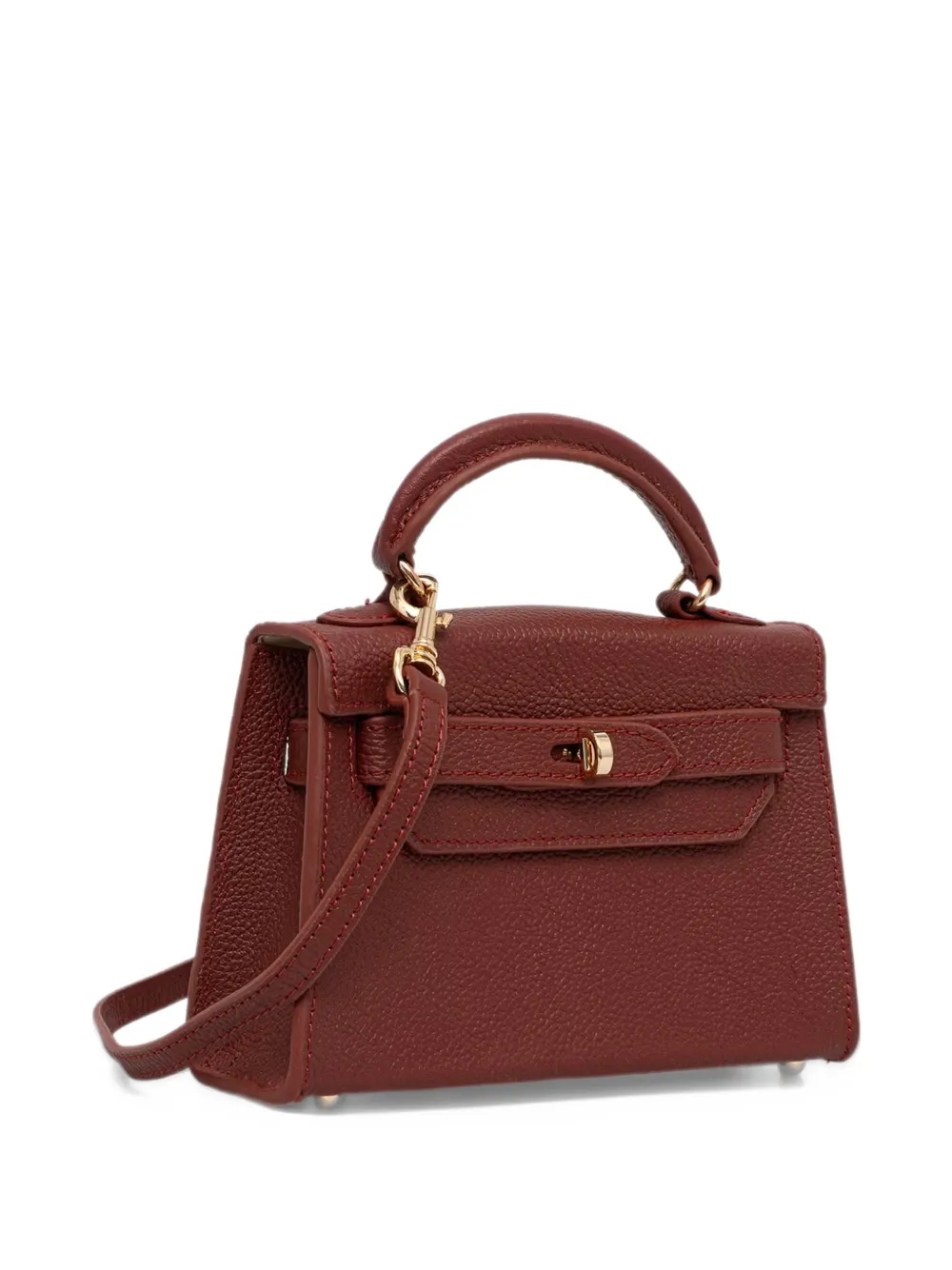 Silvian Heach x New Martina Sanitá grained tote bag Rood