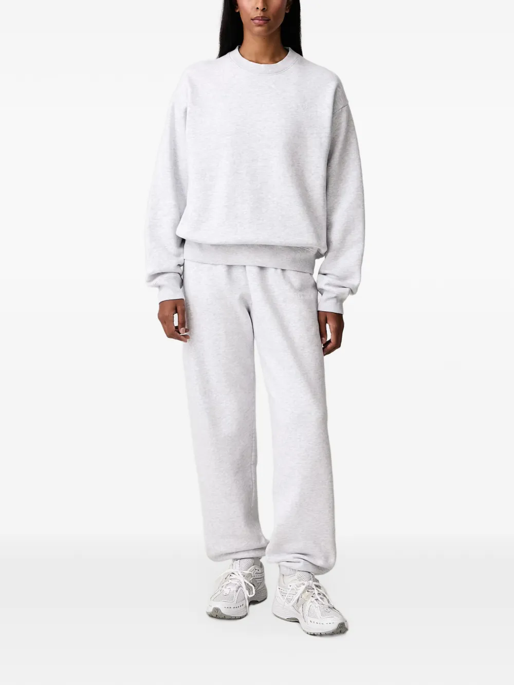 Sporty & Rich Brianno Serif elasticated track pants Grijs