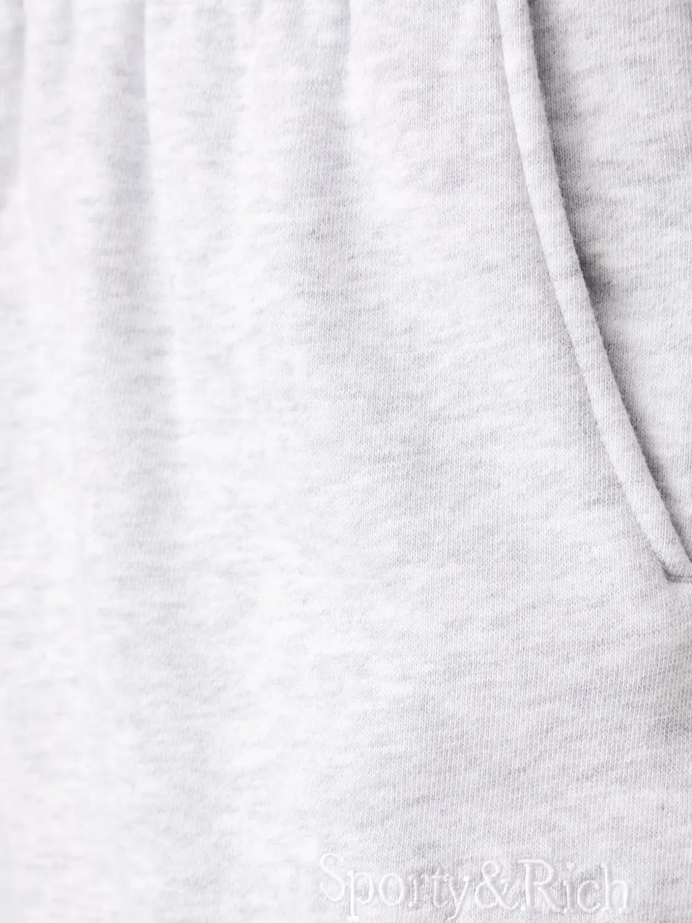 Sporty & Rich Brianno Serif elasticated track pants Grijs