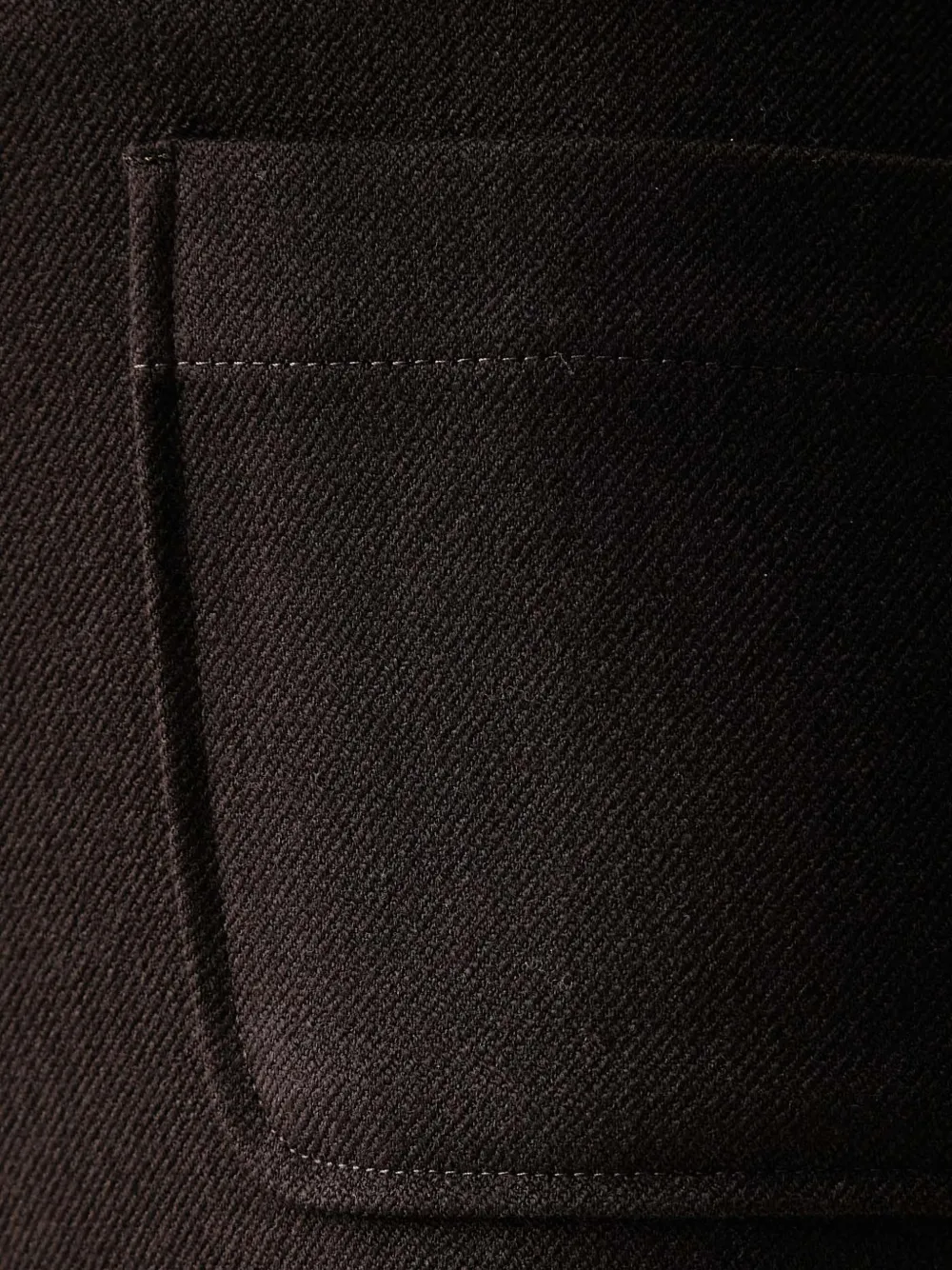 Sessùn Alberwool patch-pocket cropped trousers Bruin