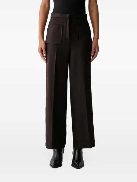 Sessùn Alberwool patch-pocket cropped trousers