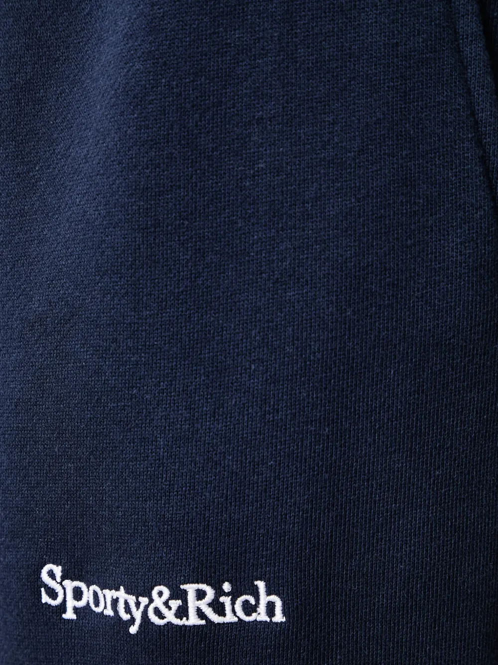 Sporty & Rich Blakely Serif logo-embroidered track pants Blauw