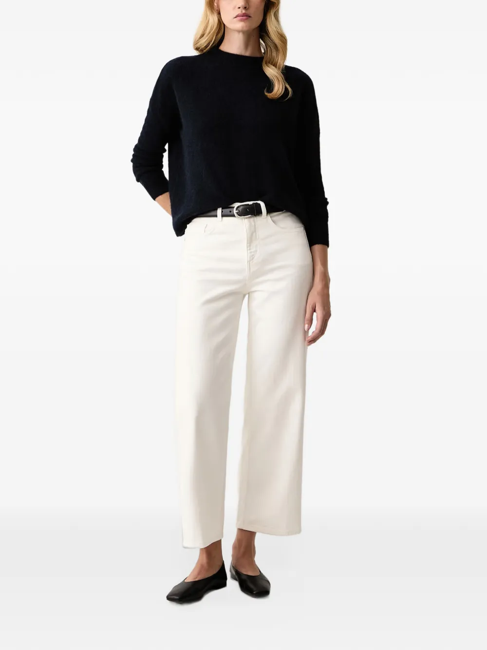 Sessùn Kunlun crew-neck long-sleeve sweater Blauw
