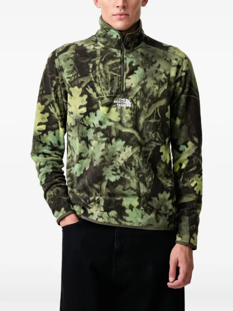 The North Face Glacier Novelty logo-printed 1/4-zip fleece sweater