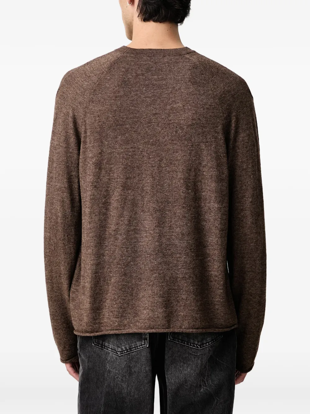 Represent GH knitted long sleeve top Bruin